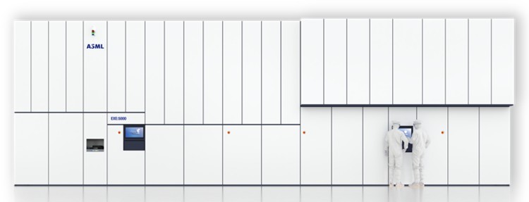 Photo d'une machine ASML